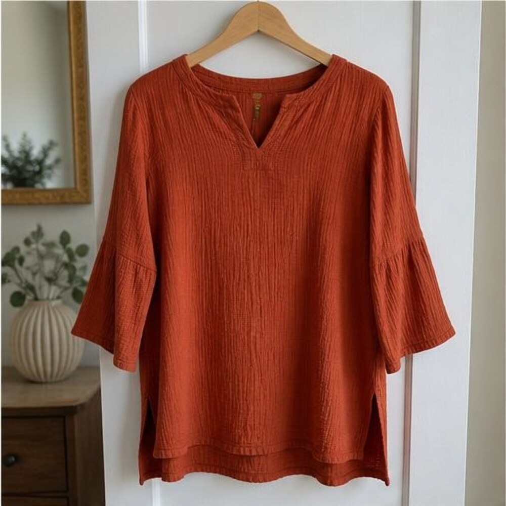Blue Tunic Blouse